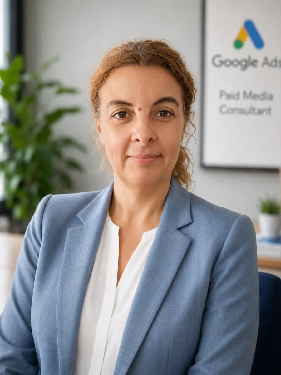 Conchi, especialista en Google Ads y Social Ads en Renditia